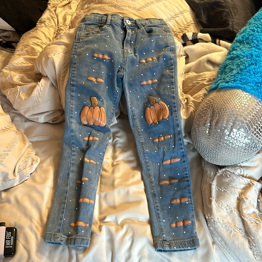 Pumpkin jeans!